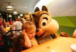 Pluto Character Greet at Garden Grill Restaurant in the Land of Future World at Disney Epcot