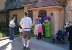 Snow White and Dopey for Character Greet in Germany of the World Showcase at Disney Epcot