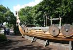 Viking Ship Photo Spot in Norway of the World Showcase at Disney Epcot