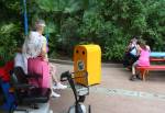 Pipa the Talking Recycling Can at Rafiki's Planet Watch at Disney Animal Kingdom