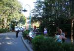 Smoking Area near Star Tours Speeder on Commissary Lane in Disney's Hollywood Studios