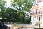 Smoking Area in United Kingdom of the World Showcase at Disney Epcot