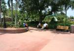 World Showcase Smoking Area at Disney Epcot