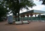 Buses at Epcot in Disney