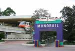 Monorail at Disney Epcot
