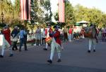 Spirit of America Fife & Drum Corps at the American Adventure USA of the world showcase at Disney Epcot