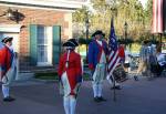 Spirit of America Fife & Drum Corps at the American Adventure USA of the world showcase at Disney Epcot