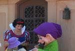 Snow White and Dopey for Character Greet in Germany of the World Showcase at Disney Epcot