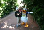 Donald Duck Character Greet at Mexico of the World Showcase at Disney Epcot