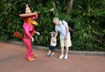 Panchito Character Greet at Mexico of the World Showcase at Disney Epcot