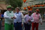 The Dapper Dans Barbershop Quartet on Main Street USA at Disney Magic Kingdom