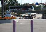 Bus at the Transportation and Ticket Center